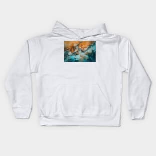 Iceland from above - Aerial Landscape Photography Kids Hoodie